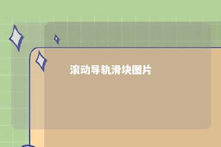 滚动导轨滑块图片 